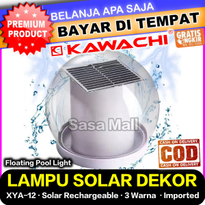 [COD] Lampu LED Dekorasi Luar Ruangan Solar Outdoor Decorative Lamp Rechargeable Surya XYA-12 XIMY Kawachi Solar Floating Pool Light Candle Lights Lilin Wireless With Remote Waterproof Tahan Air dan Hujan Lampu Taman Laz COD Bisa Bayar di Tempat Sasa Mall