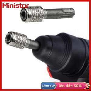 Ministar Bộ chuyển đổi ổ cắm SDS tiện lợi giá đỡ tuốc nơ vít chuôi lục giác 1 4 Bộ chuyển đổi mũi khoan cho mũi khoan