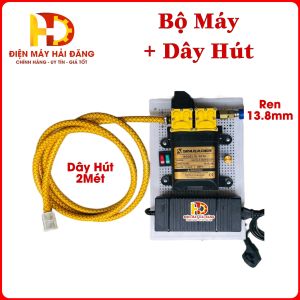 Bộ máy phun xịt sâutưới cây tưới lan.Bơm đôi sinleader.nguồn 10A tốt. Dây 10M và 20M. Bh 6Thang