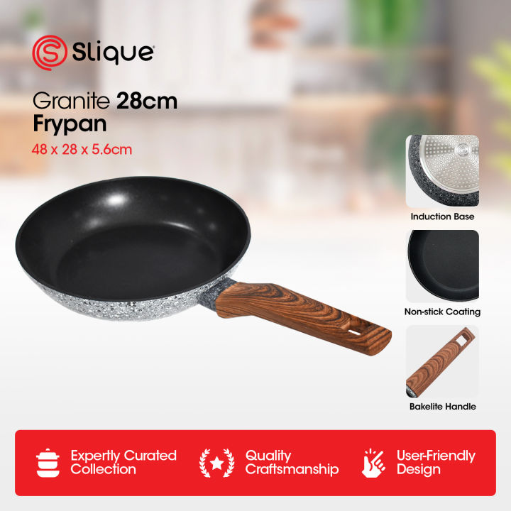SLIQUE Premium 28cm Non Stick Coating Fry Pan Omelet Pan Frying pan