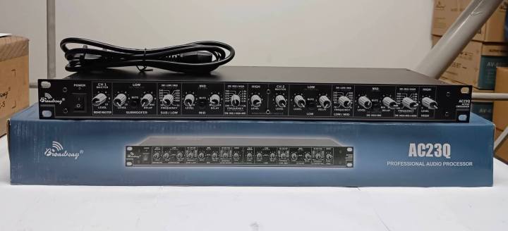 Broadway AC23Q PROCESSOR CROSSOVER 2/3/4 way + SUBWOOFER OUT | Lazada PH