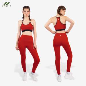 Set đồ tập yoga gym pilates thể thao nữ FANFIT FFSET003 - Áo bra FFSB001  Legging FFLG001