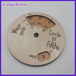 wangzhansi Circle Of Fifths Wheel Guitar Chord Wheel Wooden Melody Tool Musical Instruments And Accessories Chord Wheel For Musicians