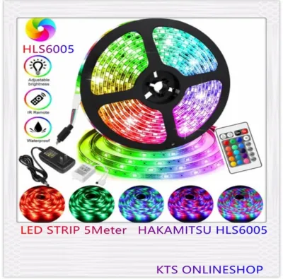 lampu led strip RGB/lampu hias RGB 5Meter Merek Hakamitsu