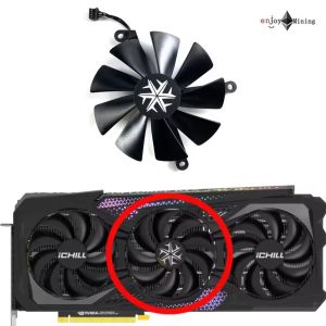 พัดลมการ์ดจอ INNO3D GeForce RTX 4080 4080S 4090 4090D iCHILL X3 Graphics Card Replacement Fan CF-129420S