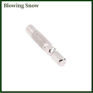 Blowing ก้านหกเหลี่ยม2ชิ้นตัวเสียบอะแดปเตอร์บิตขนาด6.35มม. ถึง4มม. ตัวยึดไขควงไฟฟ้าอะแดปเตอร์ไมโครบิตเครื่องมือยึดแม่เหล็ก