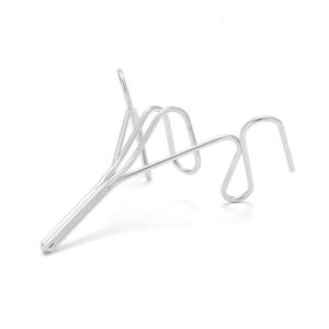 พวยกลั่นกาแฟลวดแก้วน้ำแบบพกพาสแตนเลสสตีลสำหรับตั้งแคมป์ชามกาแฟชงด้วยมือพวยท่อระบายน้ำ