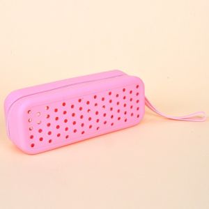 FEELINGS Perforated Swim Goggle Case Silicone Breathable Eyeglasses Storage Bag Portable Durable Swimming Protection Travel Use