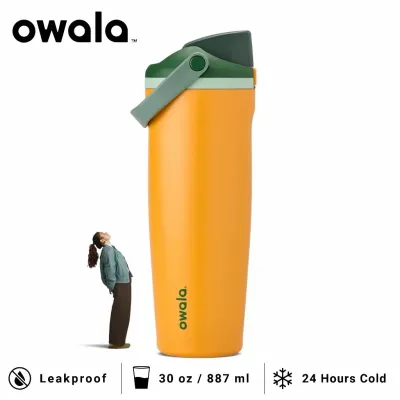 【SG Ready Stock】Owala FreeSip Sway Tumbler 30oz (887ml) Insulated Hot & Cold Bottle with Straw
