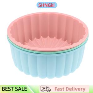 SHNGki 6 Inch Charlotte Cake Pan Silicone Cheesecake Nonstick Round Silicone Baking Mold Cake Molds For Strawberry Shortcake Tart Pie