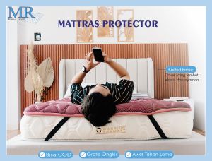 MATTRESS PROTECTOR JUMBO UK 200X180X5CM / MATRAS PELINDUNG KASUR  / TOPPER SPRINGBED