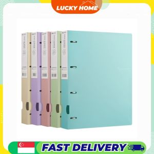 【Lucky Home】 A4 4-Ring Loose-Leaf Binder / Office Document & Exam Paper Organizer