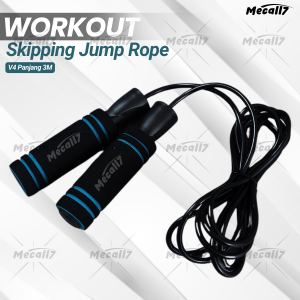 Lompat Tali Skipping Speed Jump Rope Sports Weight - JR05 - Black