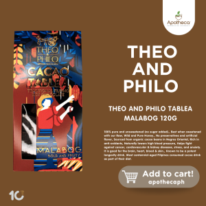 Theo and Philo Tablea Malabog 120g: Authentic Filipino Chocolate Experience by apothecaph
