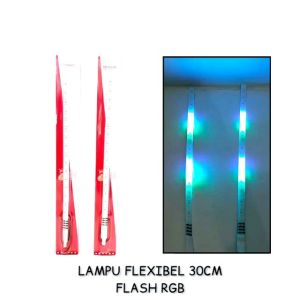 Lampu running alis / kolong LED 30cm motor mobil / Lampu alis flexyble 30cm RBG