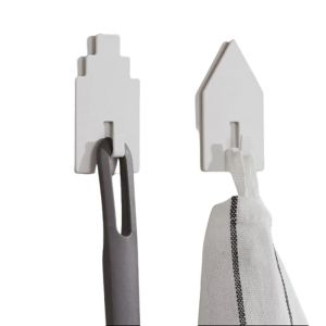 548 - Pengait Baja dengan Perekat isi 2 - Kait Serbaguna - Steel Hook Hanger