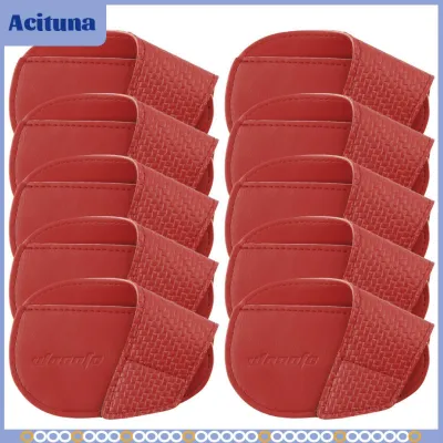 Golf Iron Cover Double Layer Golf Iron Headcover Set Scratch Protection Embroidered Club Cover for Storage Travel