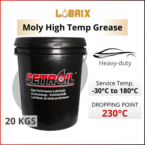 LUBRIX Setroil Moly Grease High Temp Grease 20 KGS Grease Drive Shaft