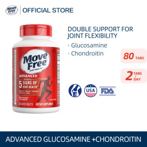 [BUY 2 LESS 5%] Move Free Advanced Glucosamine Chondroitin Joint Health 80CT (EXP: 07 2027) Reduce Joint inflammation and Swelling