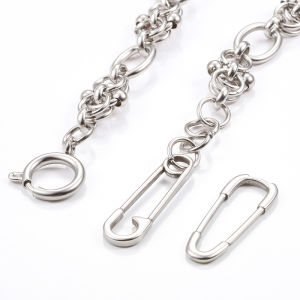 MillionGrid 5pcs thép không gỉ giấy Clip hình Mặt dây chuyền đối với trang sức làm nguồn cung cấp DIY Vòng Cổ Vòng đeo tay kết nối phụ kiện