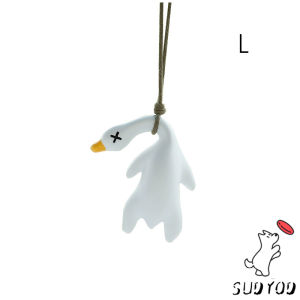 เป็ดเปลี่ยนสีเมื่อโดนแสงพระอาทิตย์ พวงกุญแจห้อยกระเป๋า 1 ชิ้น  แขวนเป๋านักเรียน เครื่องประดับรถ Duck keychain