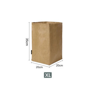 Fypo ถุงกระดาษคราฟท์ล้างทำความสะอาดได้ถุงเก็บอาหารถุงกระดาษสีน้ำตาลสำหรับขนมปังผักผลไม้นำกลับมาใช้ใหม่ถุงห่อห้องครัวตู้เย็นออแกไนเซอร์ถุงดูปองท์ขนาดใหญ่อเนกประสงค์บ้านเครื่องมือจัดระเบียบ