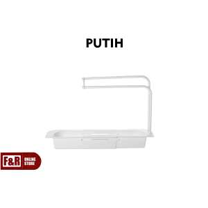 Rak Tirisan Spon | Tempat Spons Cuci Piring Lap Meja Dapur Wastafel | Kitchen Sponge Rag Rack