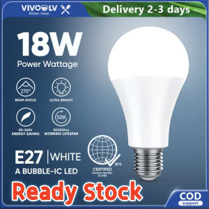 LVYIMAO [Ready Stock] Dusk To Dawn Led Bulb E27 5W 9W 12W Saving AC110V-220V White Light 9W  12W  15W  18W IC LED High Bulb Energysaving Bulb Ultralight High Brightness