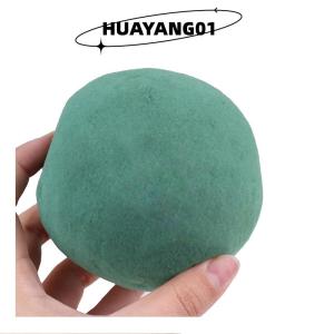 HUAYANG01 [HOT FASHION] 1Pc 9 12 15cm Round Green Dried Flower Ball Mud Sponge Foam Bouquet Decoration Fresh Floral Flower Arrangement Tools