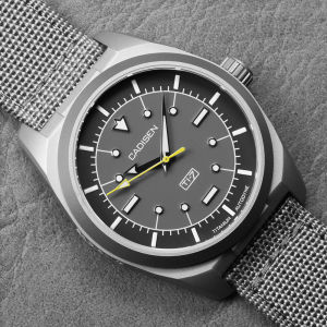 CADISEN TI-7 Autodyne 2026 NEW Titanium Automatic Mechanical Watch Man Canvas Wristwatch MIYOTA 8215 Luminous Waterproof Watches