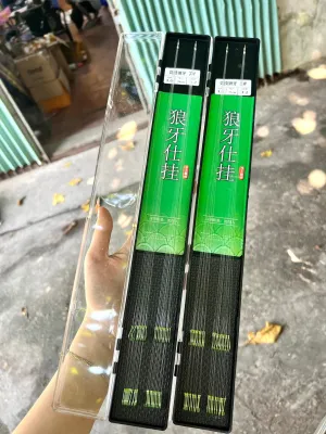 THẺO NANH SÓI XANH BUỘC SẴN DÂY CƯỚC TRẮNG BỘ 20 LƯỠI KHÔNG NGẠNH