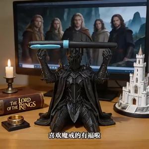 【COD】Dark Knight Fantasy Figure 3D Printed Statue Pen Holder Collectible Desk Decor Model