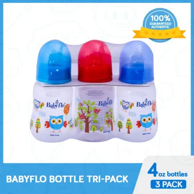 Babyflo Bottle Tri-Pack 4oz