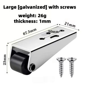 20Pcs Sliding Door Wheel Metal Furniture Silent Door Side Mounted irectional Rollers Door