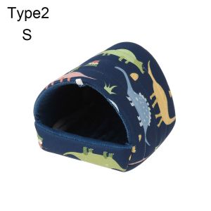 BG9T Cute Rabbit Squirrel Winter Comfortable Small Animal Sleeping Bed Hamster House Warm Mat Guinea Pig Nest