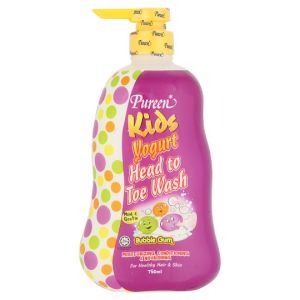 Pureen Kids Yogurt Head To Toe Wash 600ml/750ml