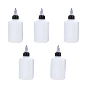 5Pcs Small Oil Bottles120ml Camping Leak Proof Oil Squeeze Bottle for Camping & Cooking