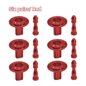 6PCs/12PCs PrecisionLock Push Pin Rivet CNC Aluminum M5x15 For Motorcycle Universal