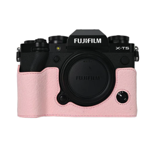 【NEW F】XT5 Casing PU Leather Casing for Fujifilm XT5 Camera Case Bag Half Body Cover Fujifilm X-T5