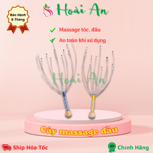 Cây massage đầu 12 nhánh thư giãn | Bạch tuộc massage đầu tóc giảm đau đầu