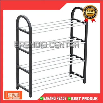 [BC] RAK SEPATU SANDAL 4 SUSUN ORGANIZER SERBAGUNA