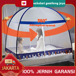(Pengiriman cepat dikirim dari Jakarta) kelambu / kelambu anti nyamuk 180x200 tebal jumbo / kelambu kamar tidur modern mewah / kelambu lipat dewasa 200x220/180x200 jumbo / kelambu tenda 180x200 / kelambu tenda lipat 1413 Penilaian