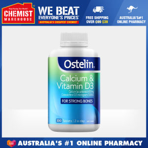 Ostelin Vitamin D & Calcium 300 Tablets Helps Maintain Strong Bone & Teeth Chemist Warehouse Ostelin Vitamin D3 And Calcium 300 Tablet Price - Lazada