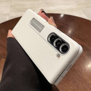 APEC เคสพับซัมซุงกาแล็กซีฝาหลังหนังที่ตั้งได้เกรดสูงหรูหราสำหรับ Samsung Galaxy Z Fold 5 Fold3 Fold4เคสโทรศัพท์กันกระแทก