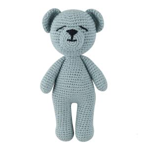 20cm Cuddle for Doll Mini Crochet Bear Stuffed Toy PP Cotton Filled Loneliness Comfort Baby Room Decor Automobile Pendan