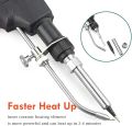 Toolour Soldering Kit 5 in 1 Soldering Iron Kit 60W Industrial Automatic Solder Feeding Hand-held Welding with Solder Wire for Electronic Desoldering Rework PCB Repair Home DIY. 