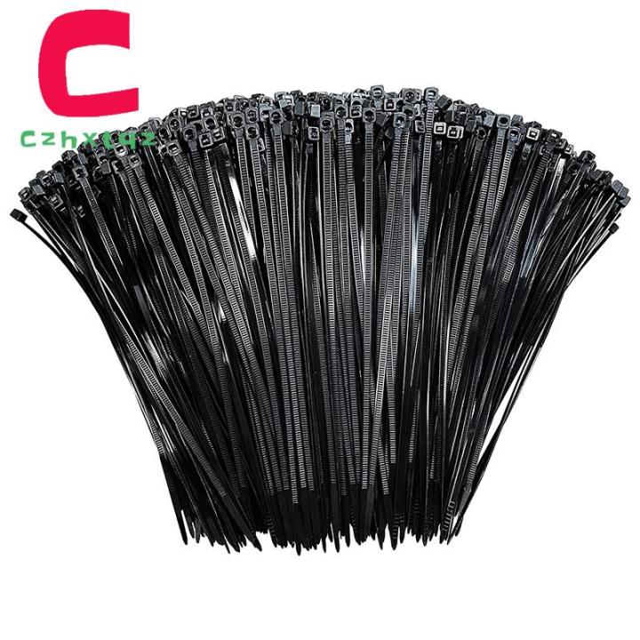 Cable Ties 8 Inch Black Nylon Zip Tie 50 LB 100 PCS For