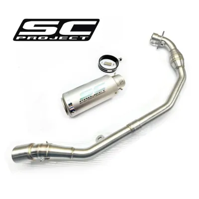 SC Project Honda RS150 RSX150 Exhaust Full System Piping Stainless Steel SC Project Muffle Ekzos Manifold RS RSX 150