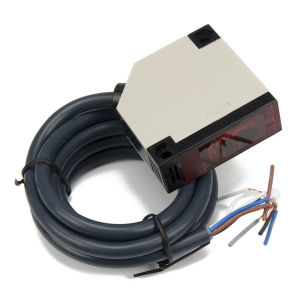 New original Omron Photoelectric Switch Sensor E3JK-R4M2 E3JK R4M2 Distance 4 Meters Adjustable AC/DC 5 Wires With Reflector Plate