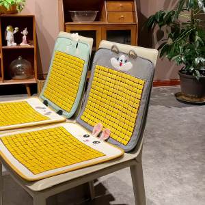 夏季凉席坐垫客厅沙发竹子凉垫学生板凳屁垫办公室汽车久坐垫子Summer cooling mat seat cushion living room sofa bamboo cooling mat student bench fart mat office car sitting mat